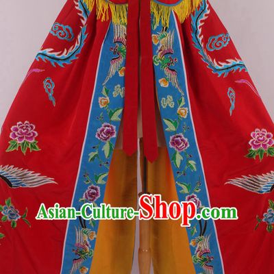 Chinese Traditional Dresses Theatrical Costumes Ancient Chinese Hanfu Empress Phoenix Embroidered Cape