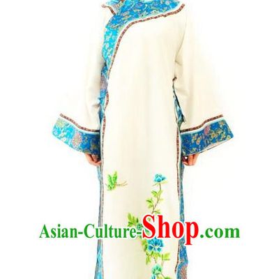 Ancient Chinese Beijing Opera Long Mandarin Robe Complete Set for Women