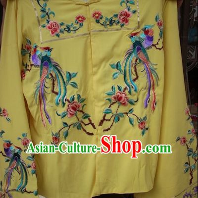 Ancient Chinese Beijing Opera Phoenix Embroidery Shirt