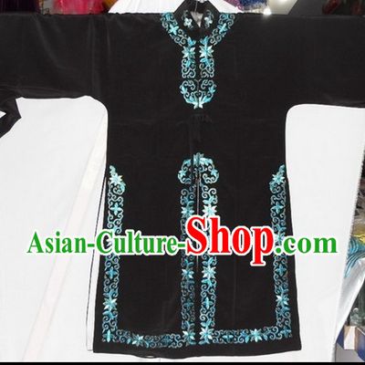 Traditional Ancient Chinese Beijing Opera Black Robes