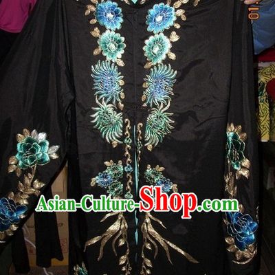 Traditional Ancient Chinese Beijing Opera Black Dresses