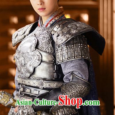 Ancient Chinese Heroine Armor Costumes Complete Set for Women
