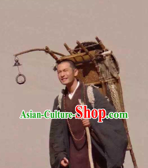 Ancient Chinese Jian Zhen Monk Costumes for Men