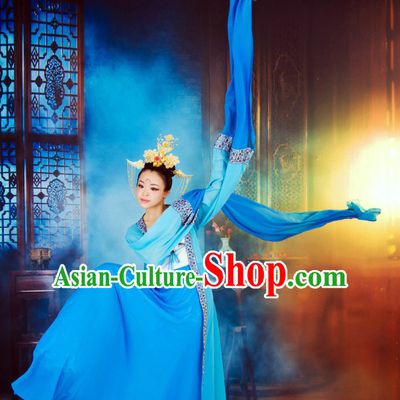 Beautiful Chinese Dance Costumes Zhang Ziyi Water Sleeve Dance