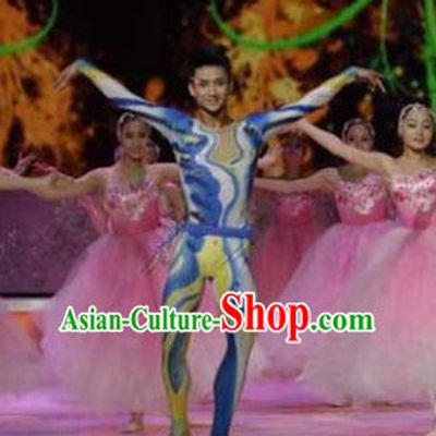 Traditional Acrobatics Uniform Complete Set for Men