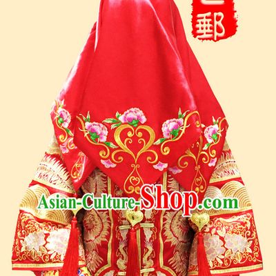 Chinese Traditional Wedding Red Cloth
