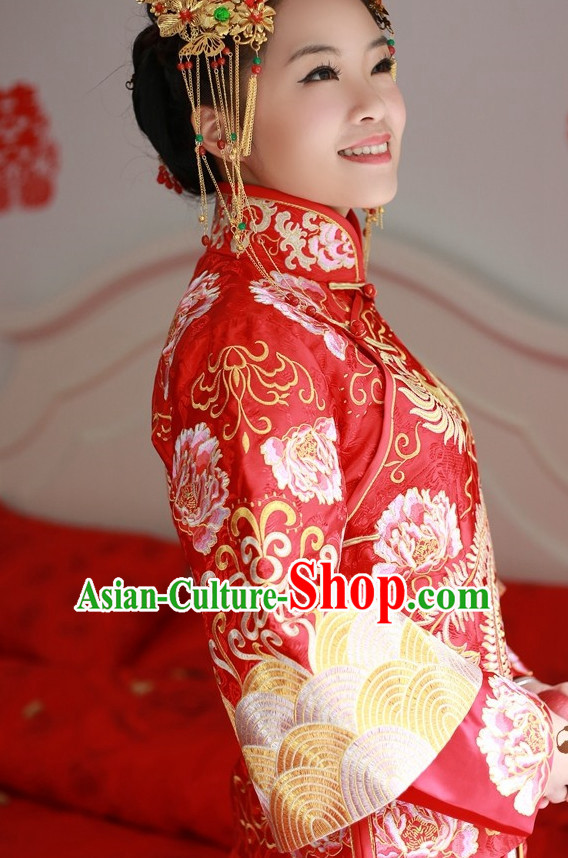 Chinese wedding dress traditional asian dress oriental clothing oriental clothes oriental costumes attire Chinese wedding dress traditional asian dress oriental clothing oriental clothes oriental costumes attire