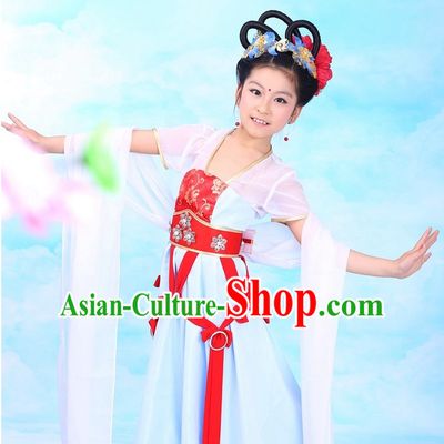 Traditional Chinese Fairy Classical Costumes Complete Set for Kids