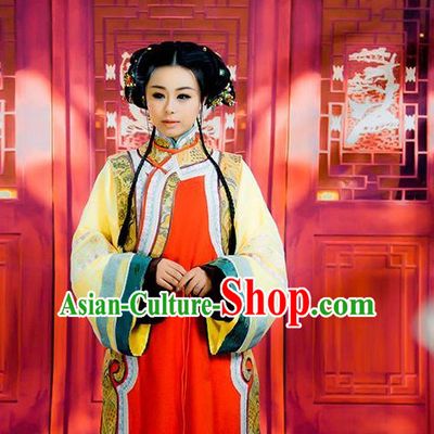 Chinese Traditional Long Robe for Women