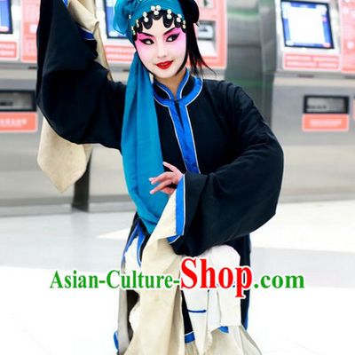 Chinese Peking Opera Costumes Qing Yi Cosutmes for Women