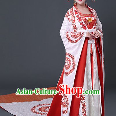 Chinese Hanfu Asian Fashion Japanese Fashion Plus Size Dresses Traditional Clothing Asian Empress Costumes and Hair Accessories