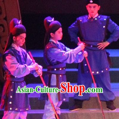 Chinese Traditional Dress Oriental Clothing Theatrical Costumes Opera Bodyguard Warrior Costume for Kids