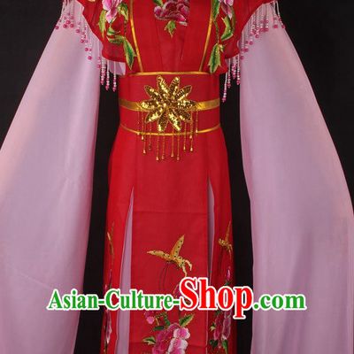 Chinese Traditional Dress Oriental Clothing Theatrical Costumes Opera Costume Long Sleeves Lady Dresses