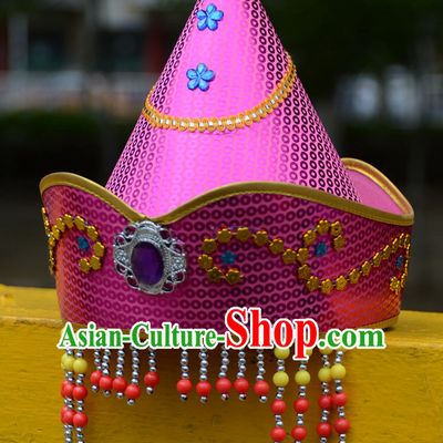 Traditional Chinese Mongolian Hat for Women