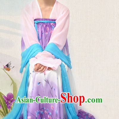 Chinese Hanfu China Shopping Asian Fashion Plus Size Clothing Clothes online Oriental Dresses Ancient Costumes and Hair Accessories Complete Set