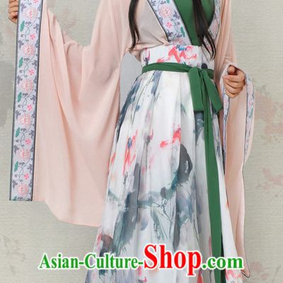 Chinese Hanfu China Shopping Asian Fashion Plus Size Clothing Clothes online Oriental Dresses Ancient Costumes and Hair Accessories Complete Set
