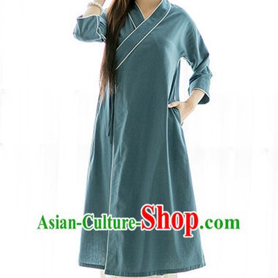 Chinese Traditional Mandarin Long Robe for Women