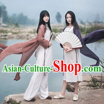 Chinese Traditional Mandarin Long Robe for Women