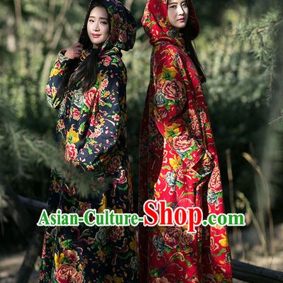 Chinese Traditional Mandarin Long Robe for Women