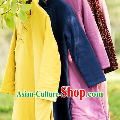 Chinese Traditional Mandarin Long Robe Clothes for Women