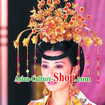 Handmade Chinese Palace Princess Wigs and Hair Accessories