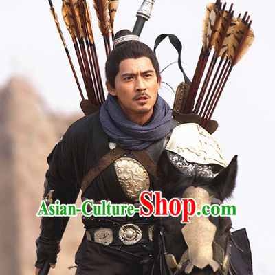Traditional Chinese Ancient General Warrior Armor Costumes Complete Set