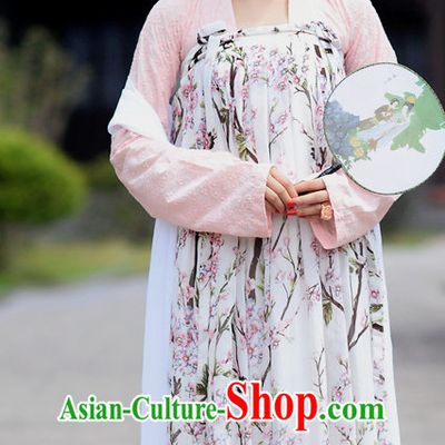 Ancient Chinese Tang Dynasty Ruqun Suit Complete Set for Girls