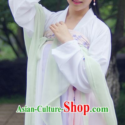 Ancient Chinese Tang Palace Lady Costumes Complete Set for Women