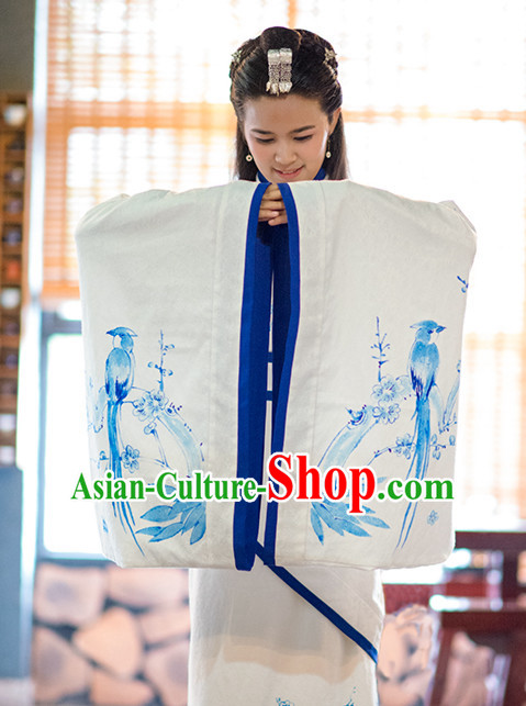Chinese Traditional Hanfu Clothese Complete Set for Women. Chinese Traditional Hanfu Clothese Complete Set for Women.