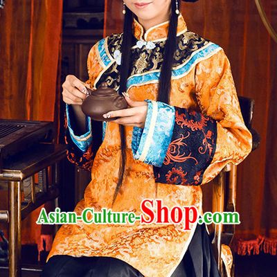 Traditional Chinese Minguo Time Clothing and Hair Jewelry Complete Set