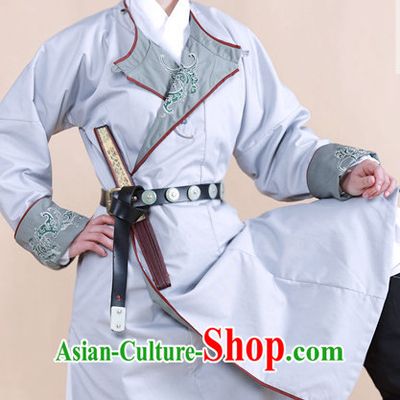 Chinese Ancient Knight Costumes and Belt Complete Set