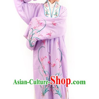 Chinese Opera Long Robe and Hair Accessories Complete Set
