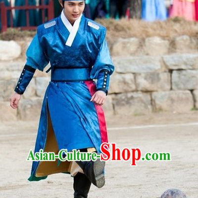 Korean Ancient Male Suit and Headband Complete Set