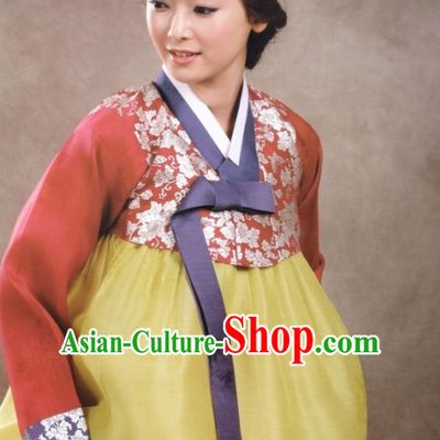 Top Korean Modern Hanbok Wedding Ceremony Dresses for Women Mother