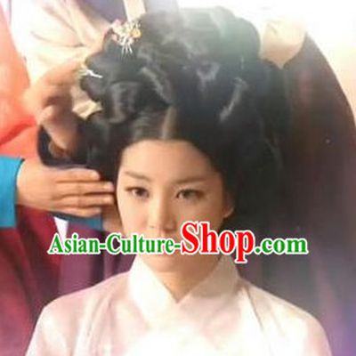 Ancient Korean Palace Beauty Black Wig