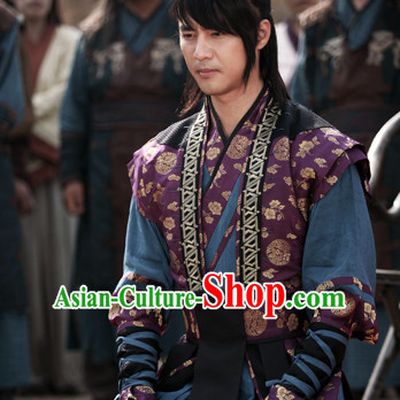 Ancient Korean Brave Fighter Costumes and Headband