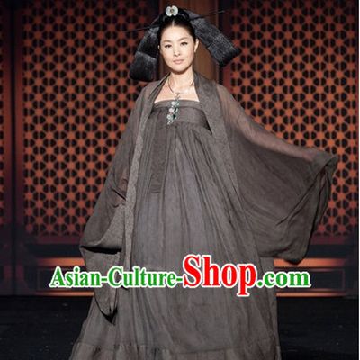 Ancient Korean Imperial Empress ostume and Headpieces Complete Set