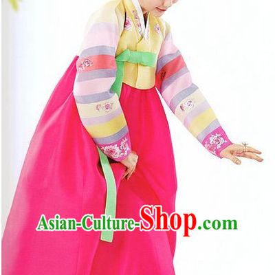 Korean Classical Han Bok Garment and Hair Accessories Complete Set for Women