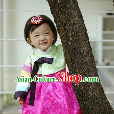 Korean Traditional Hanbok Dress for Kids
