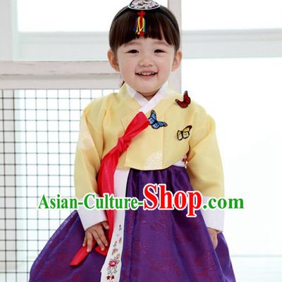 Korean Traditional Hanbok Dress for Little Girls