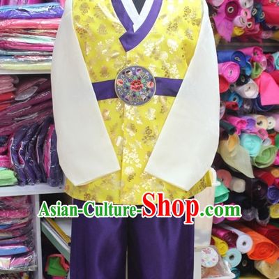 Plus Size Korean Fashion Hanboks Complete Set for Men