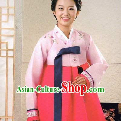 Korean Traditional Hanbok Robe for Ladies