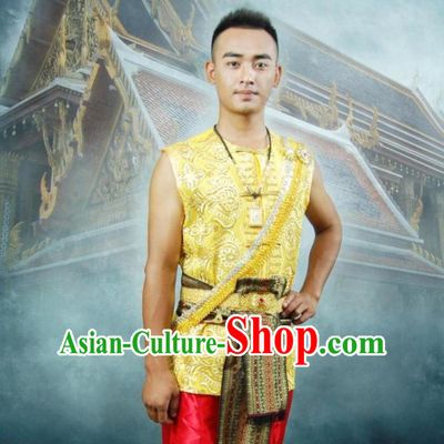Thailand Clothing Dresses and Pants Complete Set for Men