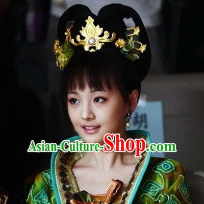 Princess Black Wig and Hair Accessories