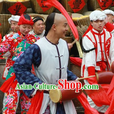 Classic Ancient Waist Drum Costumes for Men
