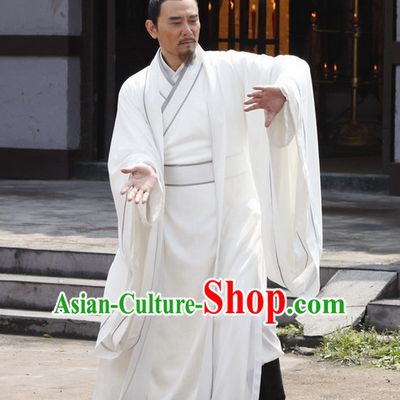 White Taoist Clothes for Men