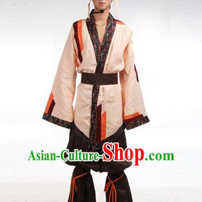 Ancient Monk Costume and Hat for Men