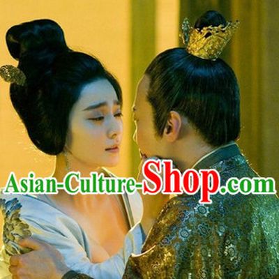 Tang Dynasty Imperial Wife Wigs and Hairpins