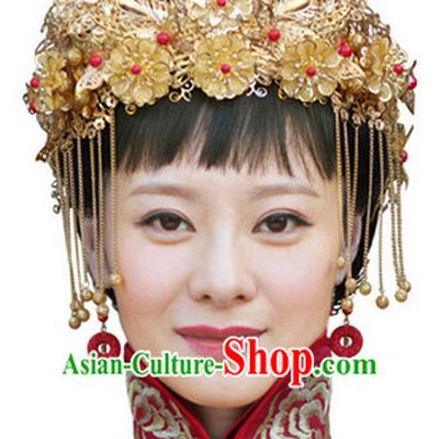 Asian Bridal Wedding Helmet Headwear
