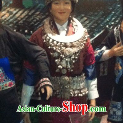Miao People Daily Wear and Accessories Complete Set
